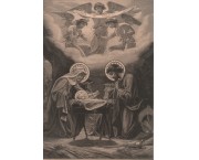 Catechisme en images, 70 Gravures en Noir avec l'esplication de chaque tableau en regard