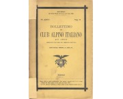 BOLLETTINO del Club Alpino Italiano pel 1900 pubblicato per cura del Consiglio Direttivo
