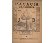 L'Acacia massonica - rivista mensile illustrata, 1Â° semestre 1948