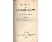 Storia della letteratura italiana, 2 voll. in 1 tomo