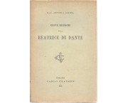 Nuove ricerche sulla Beatrice di Dante