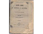 Rivista ligure di scienze e lettere. Anno primo completo, Aprile 1869 - Marzo 1870