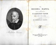 La secchia rapita, poema eroicomico, con la vita e le note compilate da Robustiano Gironi