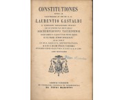 Constitutiones ediate ab Ill. et Rev. D.D. L. Gastaldi e taurinensi Theologorum Collegio Dei et apos ...