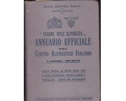 Diario dell'alpinista. Annuario ufficiale del C.A.I. 1937