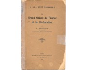 Le Grand Orient de France et la Déclaration par E. Balliman