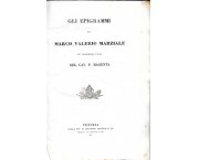 Gli EPIGRAMMI di Marco Valerio Marziale con traduzioni e note del cav. P. Magenta
