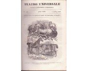 TEATRO UNIVERSALE raccolta enciclopedica e scenografica pubblicata da una società di librai italian ...