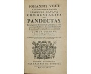 Commentarius ad Pandectas. In quo praeter Romani Juris principia ac controversias illustriores, Jus  ...