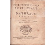 Dell'elettricismo artificiale e naturale libri due