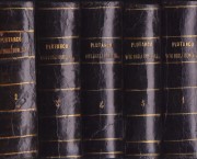 LE VITE degli uomini illustri volgarizzate da Girolamo Pompei. con varie note trascelte dal comento di Dacier, in 5 voll.