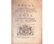 Leggi e costituzioni di Sua Maestà, tomo 2° - Loix et constitutions de Sa Majesté, tome 2°