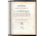 Discours prononcés aux funérailles de M. J.-D. BARBIE' DU BOCAGE, suivis d'une notice sur sa vie e ...