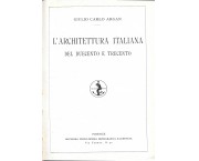 L'architettura italiana, 5 voll. in 1 tomo