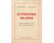 Letteratura milanese. Itinerario antologico-critico dalle origini a Carlo Porta