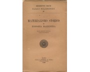 Materialismo storico ed economia marxistica