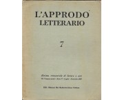 L'Approdo letterario. Rivista trimestrale di lettere e arti, n° 7 (luglio-settembre 1959)