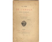 Le livre de l'Amour. Sonnets anacréontiques. Avec un frontispice à l'eau-forte d'Alfred Taiée