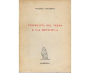 Naturalità del verso e sua metafisica