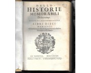 Delle Historie memorabili de suoi tempi. Libri dieci