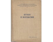 Studi e ricerche (VII - XVI E. F.)