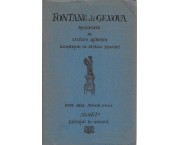 Fontane di Genova raccontate da Luciano Rebuffo illustrate da Attilio Mangini