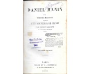 Daniel Manin. Précédé d'un Souvenir de Manin par Ernest Legouvé
