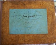 La moderna coltura calligrafica a mano posata, e volante, de' Fratelli Santerini di Cesena, maestri di scritto, ornata di varie Figure e Vignette, con Serie numerosa di Caratteri tratteggiati Oltramontani