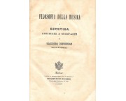 Filosofia della musica o estetica applicata a quest'arte