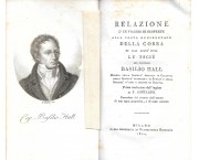 Relazione di un viaggio di scoperte alla costa occidentale della Corea ed alla grand'isola Lu-Tsciù