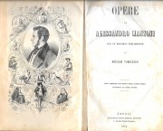Opere di Alessandro Manzoni, con discorso preliminare di Niccolò Tommaseo