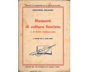 Elementi di cultura fascista e di diritto costituzionale