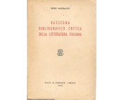 Rassegna bibliografico - critica della letteratura italiana