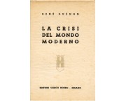La crisi del mondo moderno