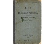 Rime di Francesco Petrarca con l'interpretazione di Giacomo Leopardi e con note inedite di Francesco Ambrosoli
