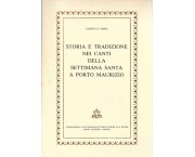 Storia e tradizione nei canti della Settimana Santa a Porto Maurizio