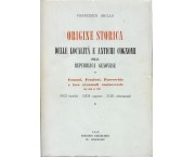 Origine storica delle località e antichi cognomi della Repubblica Genovese
