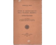 Punti di orientamento della filosofia moderna. Antistoricismo