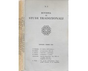 Rivista di Studi Tradizionali annata completa 1962, in 4 numeri (2-3-4-5)